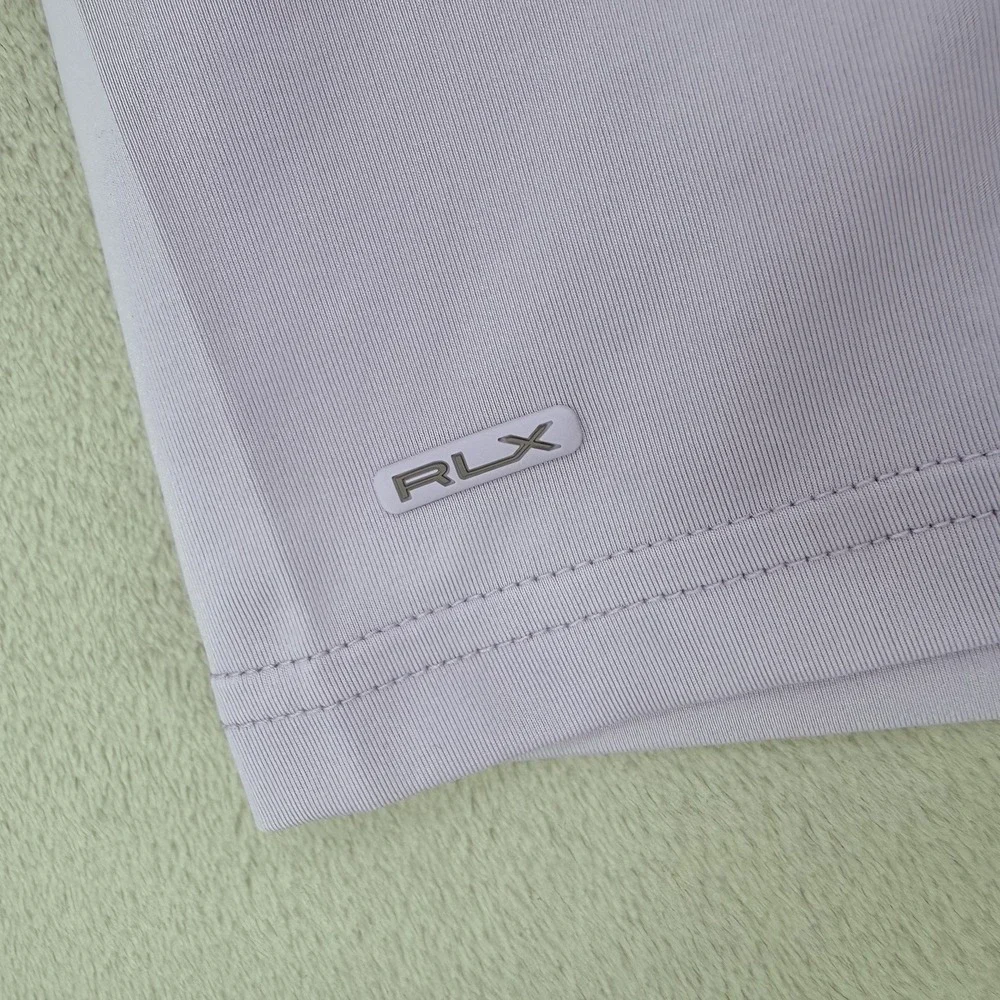 RLX Polo Ralph Lauren Polo Shirt  Men's Size L Golf Performance Lilac Strech NWT